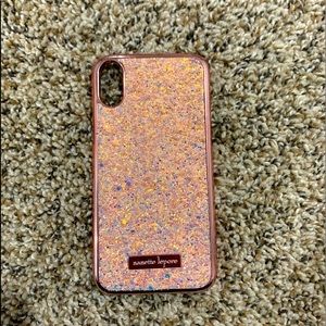 IPhone XR case with sparkles
